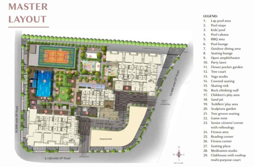 Site & Floor Plan Of Kolte Patil Vivere